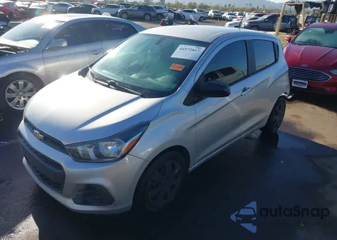 2018 Chevrolet Spark Ls Cvt из США, поврежденный, VIN KL8CB6SA9JC480371